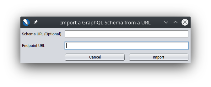 The Import From URL Dialog