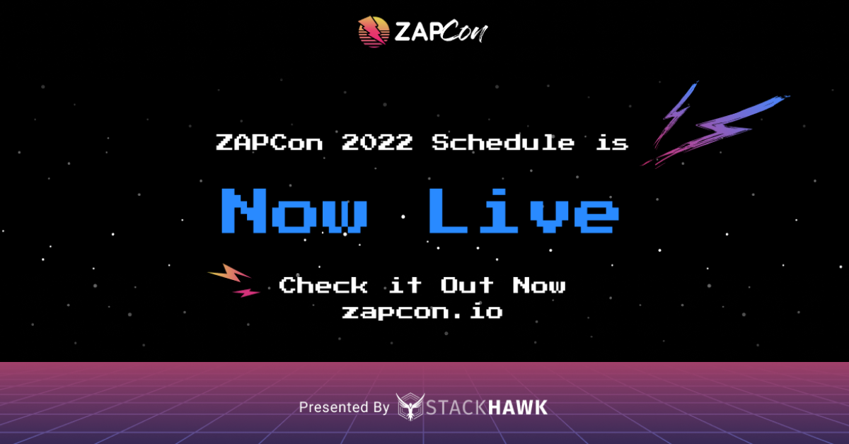 ZAPCon 2022 Schedule is Now Live