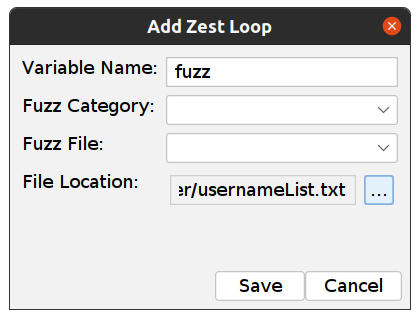 Add Zest Loop