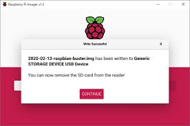 Raspberry pi imager writing complete