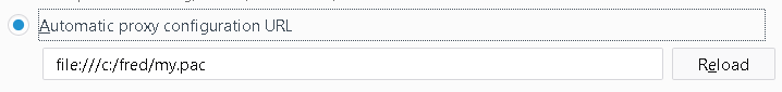 Firefox PAC example